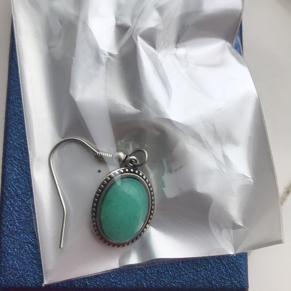 NWT Premium Russian Amazonite, stainless steel dangle earrings - Picture 5 of 6